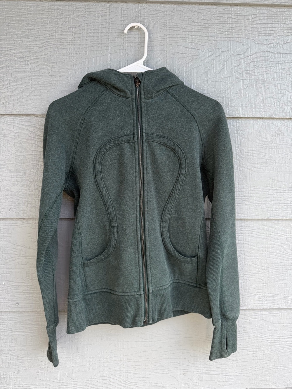 Lululemon Hunter Green Scuba Full Zip